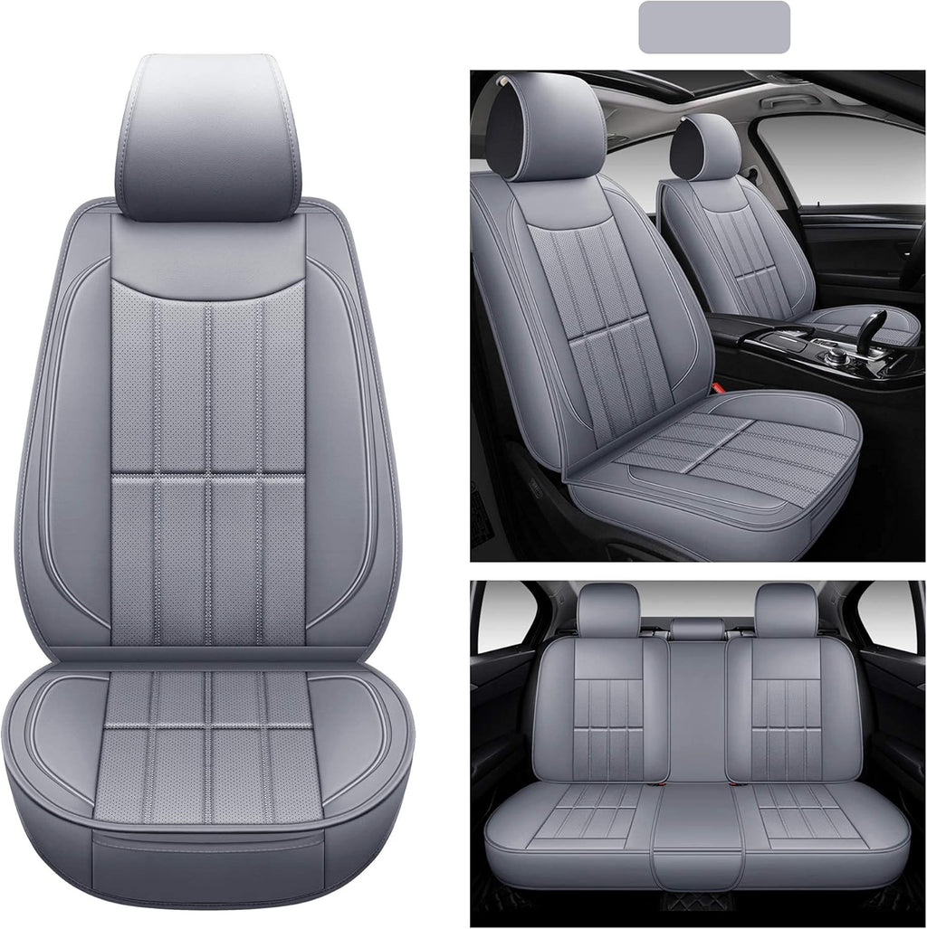 Leather Car Seat Covers Front Pair H123414