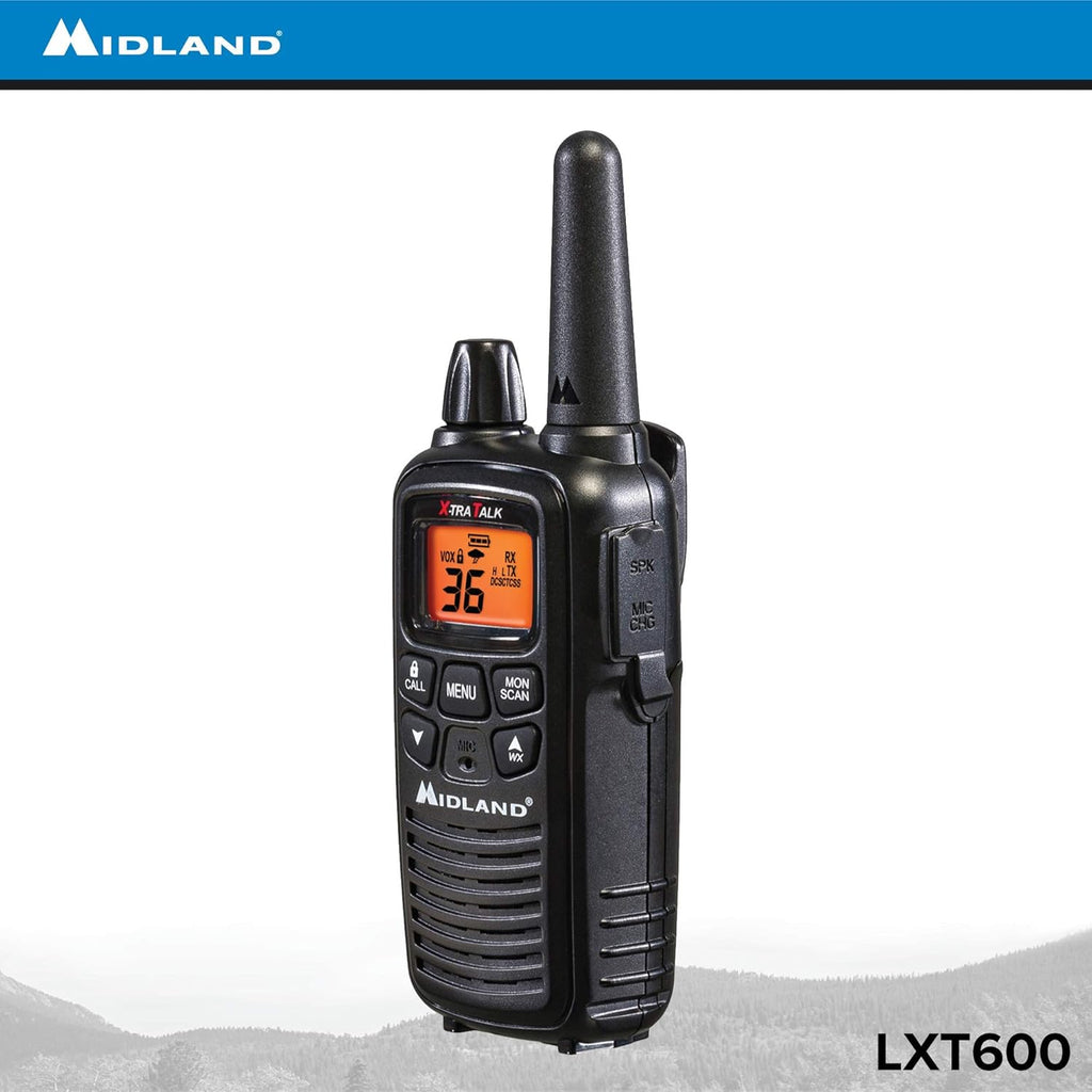 36 Channel FRS Two-Way Radio Black Pack of 12 J8174