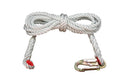 Nylon 3-Strand Rope Lifeline with Snaphook and Thimble, 5/8x22 Diameter x 75 Length D51450