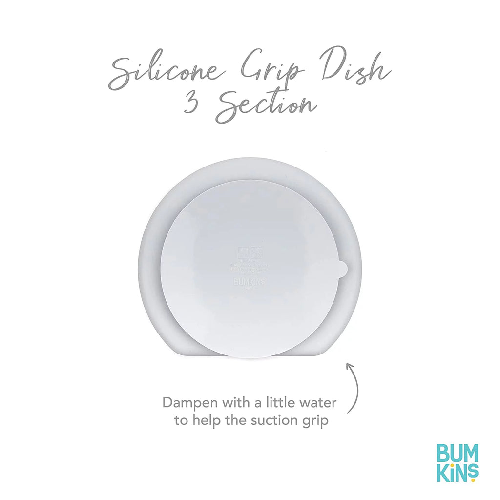 Silicone Suction Divided Baby Plate, BPA Free, 2pk Dark Blue/Blue O242475