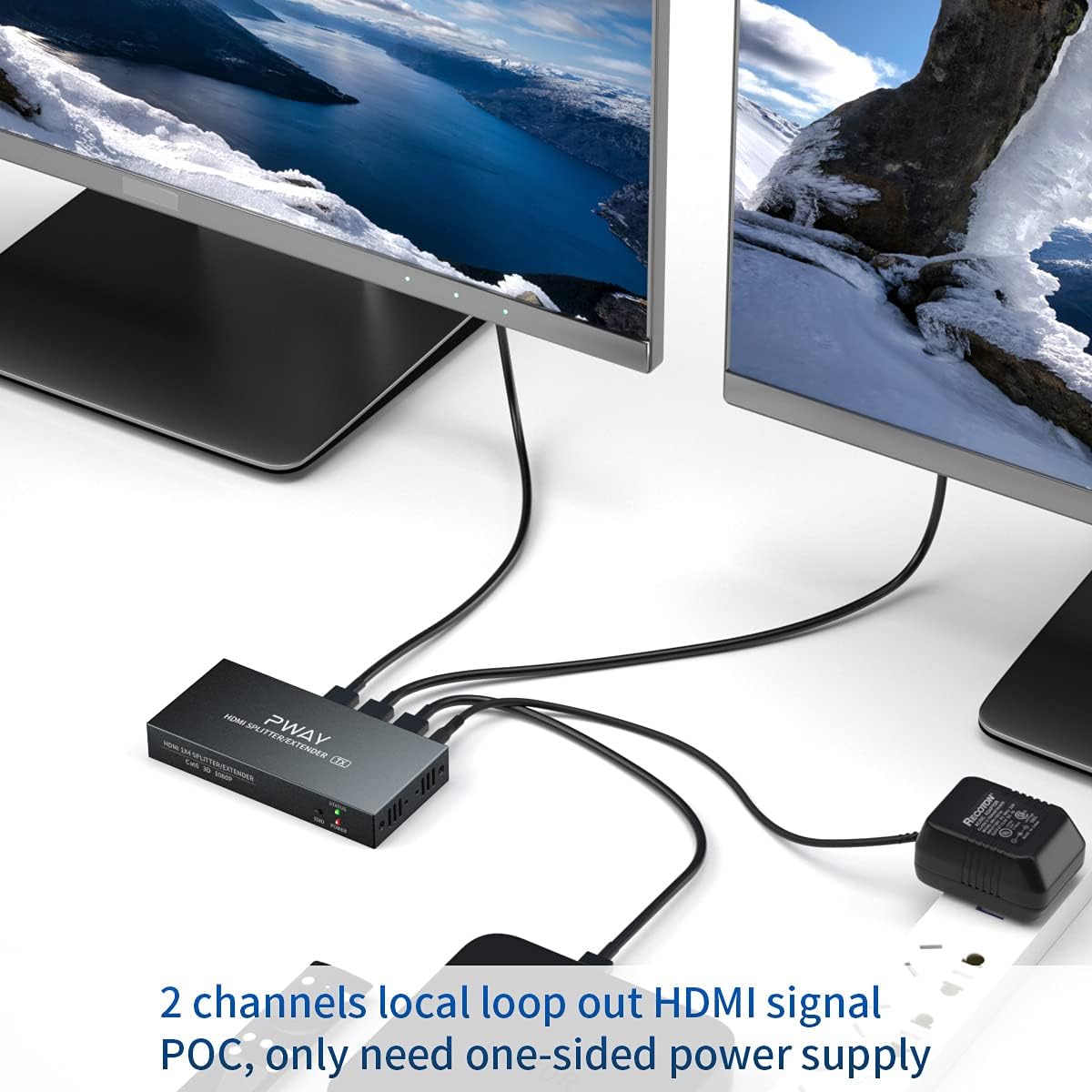 HDMI Extender Splitter 1x2 4K 30Hz L106