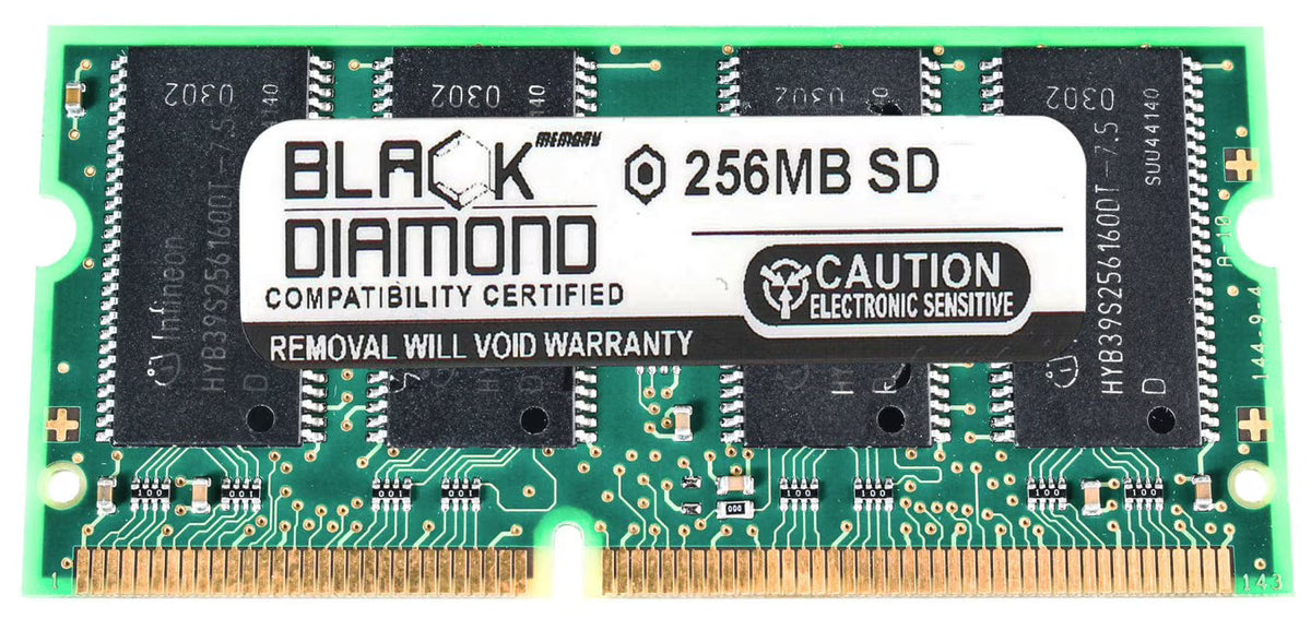 256MB Black Diamond Memory Module SDRAM SO-DIMM 144pin PC100 T690