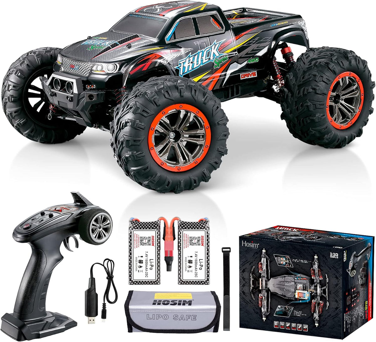 Black 1:10 Scale Radio Control Monster Truck H619787