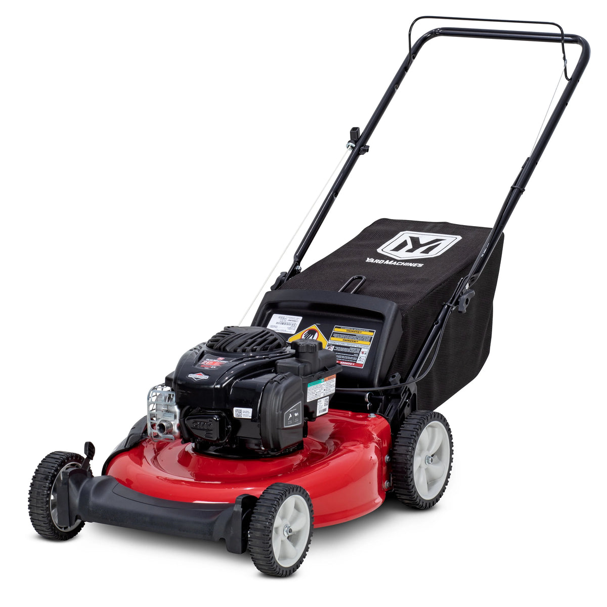 21-in Walk Behind Push Lawn Mower with 140cc Gas Powered Engine R19505