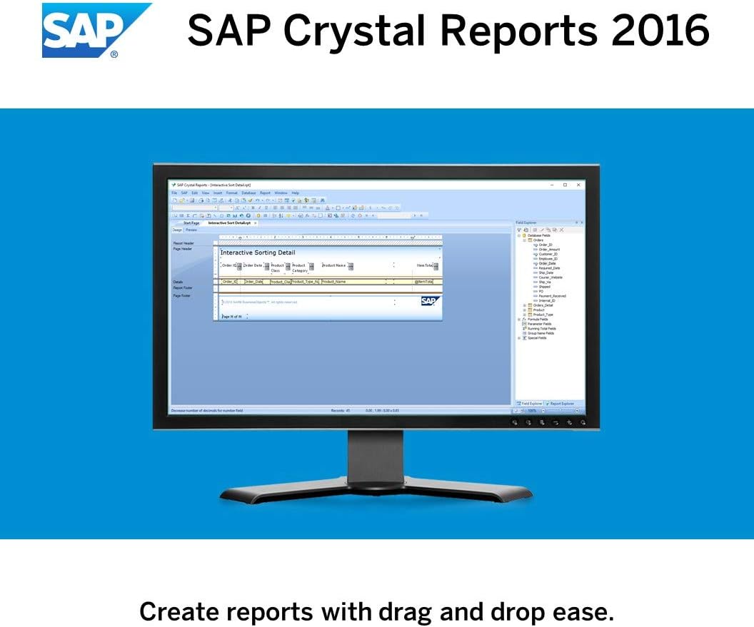 Crystal Reports 2016 Reporting software [32 Bit] B1358