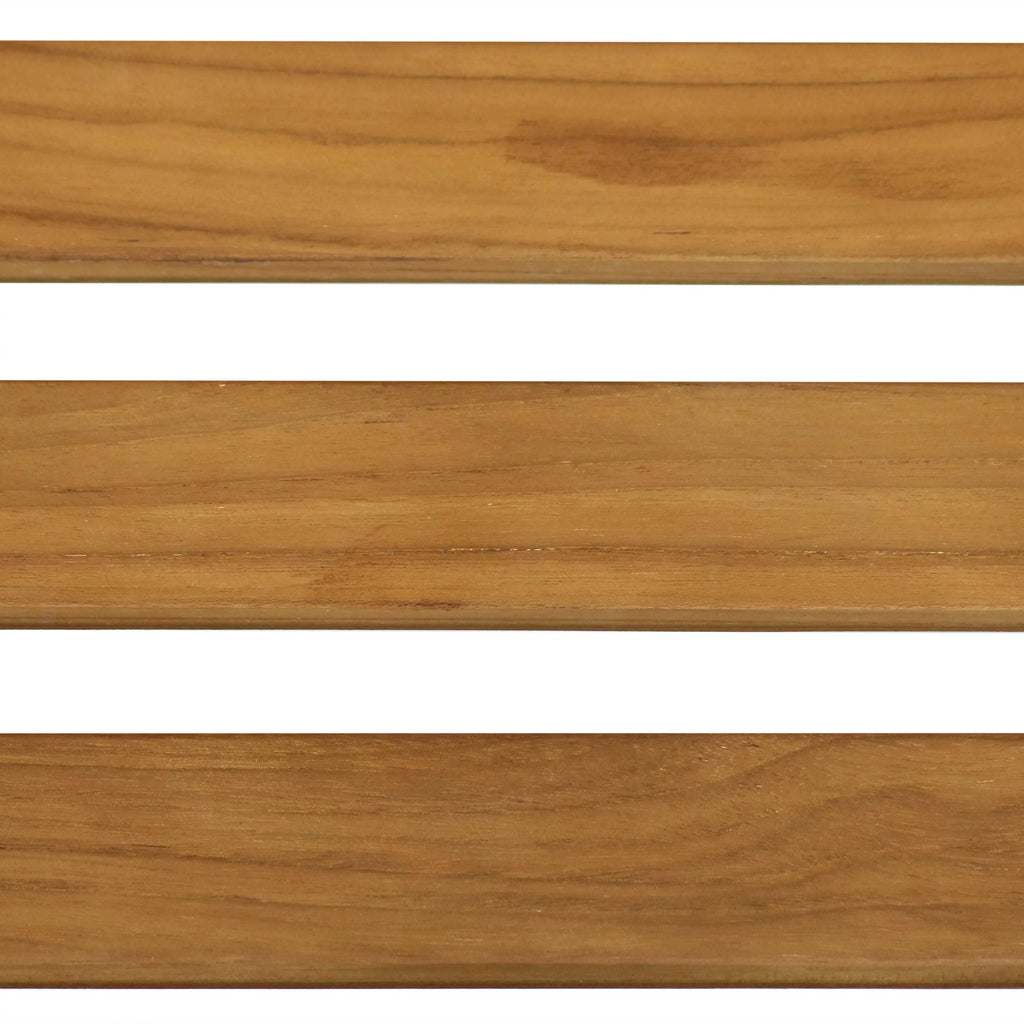 Teak Wood Patio Garden Bench J468625