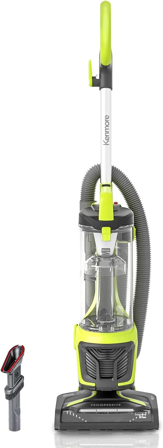 Bagless Upright Vacuum with HEPA Filter, 4 Cleaning Tools U31232