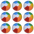 12 Pack Inflatable Rainbow Beach Balls A91698