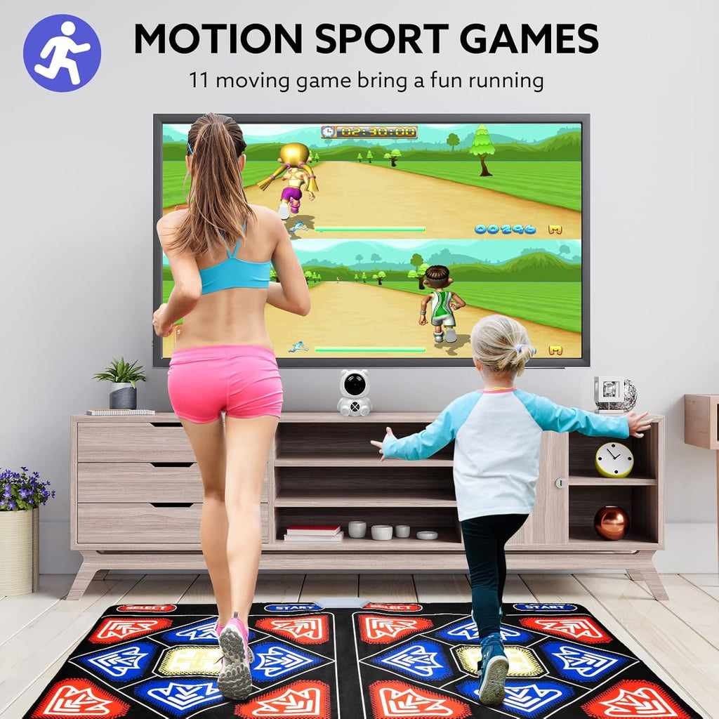Electronic Dance Mat with HD Camera for HDMI Interface TV, Rechargeable Host & Remote Controller, Non-Slip J125047