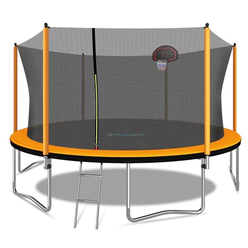 10ft 12ft 14ft 15ft 16ft Trampoline with Safety Enclosure Net T526496