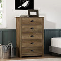 5 Drawer Wood Dresser Q251