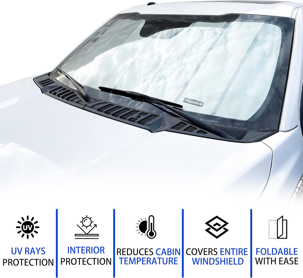 Front Windshield Sun Shade Pack of 2 N8591