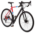 700c 14 Speed Black Red Cyclocross Road Bike P1759
