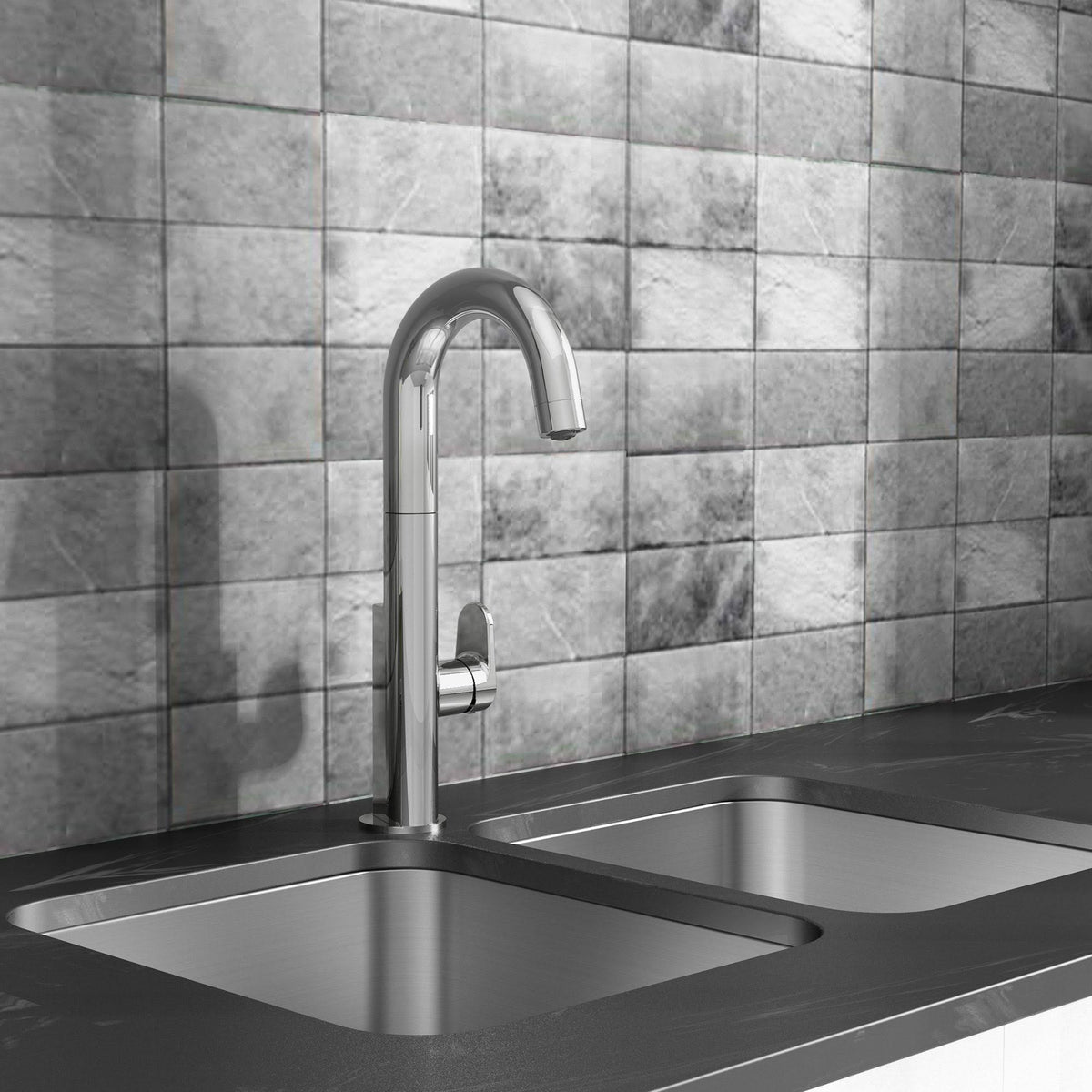 Chrome Pull-Down Bar Faucet C12321