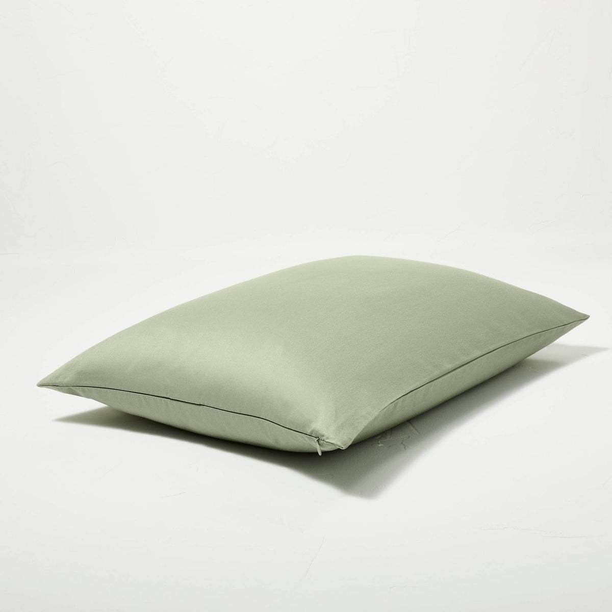 Sage Green Supima Washed Sateen Duvet & Sham Set D20483