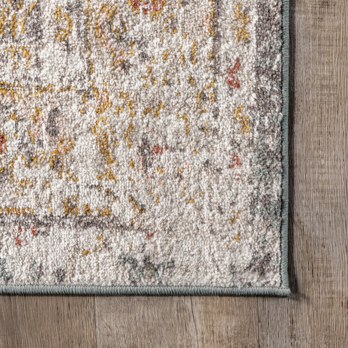 Beige Vintage Medallion Area Rug 12' x 15' E4297