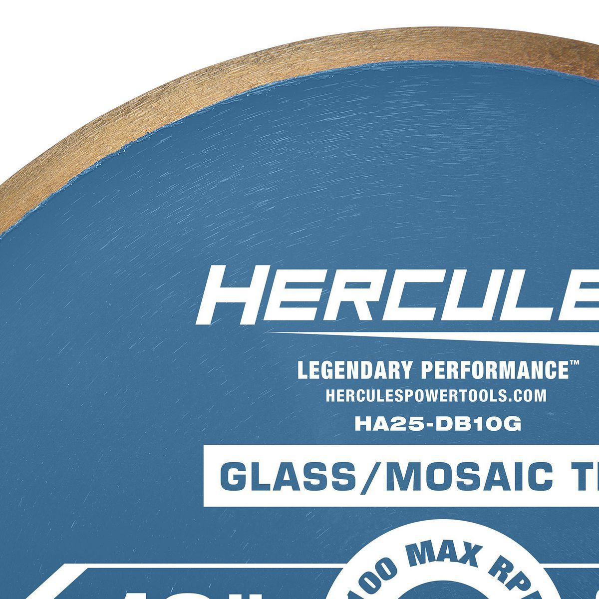 10 in. Glass and Mosaic Tile Diamond Blade H696
