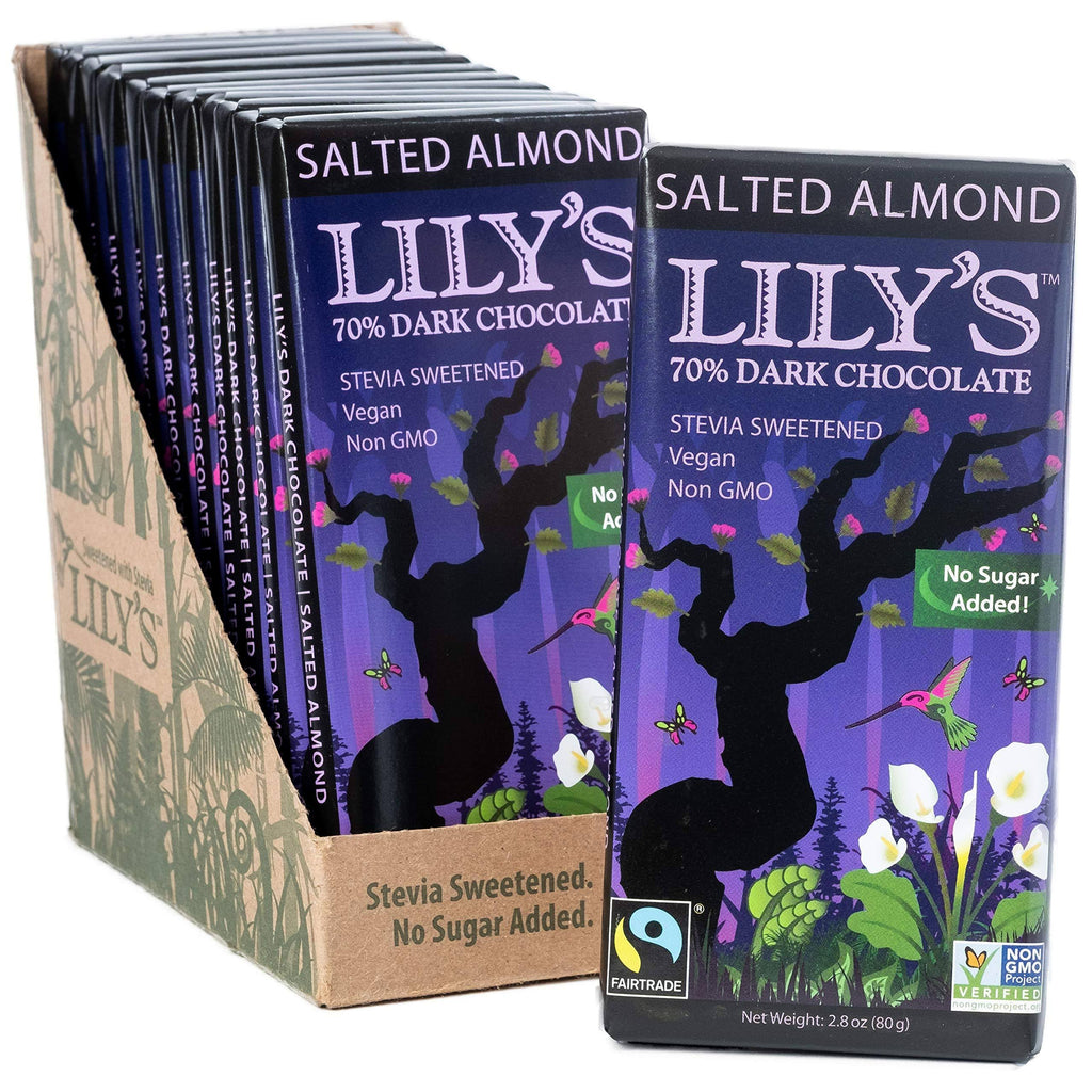 Salted Almond Dark Chocolate Bar Y20225