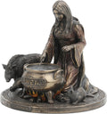 6.25 Tall Cold Cast Resin Antique Bronze Finish Statue Figurine Z28247