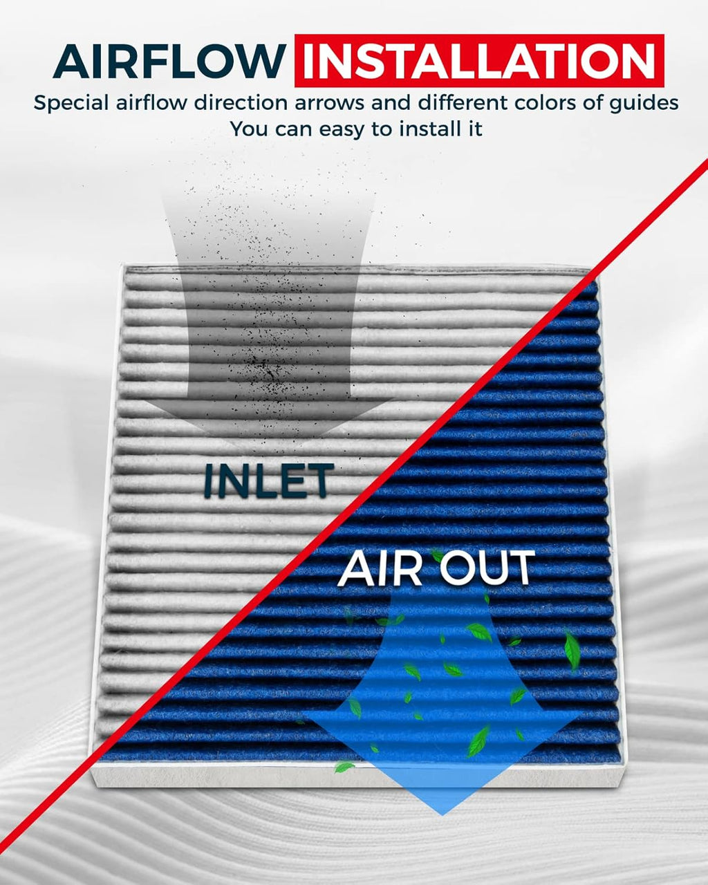 Cabin Air Filter with Activated Carbon H63801
