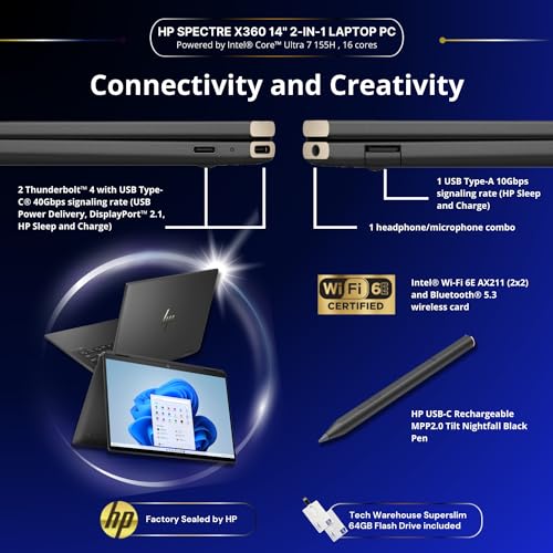 Nightfall 2-in-1 Laptop 13.5" Touch 16GB RAM 512GB SSD M40144