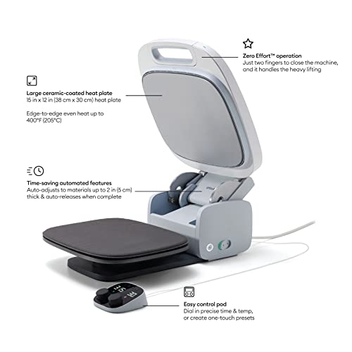 Professional Automated Heat Press, 15" x 12", White H231800