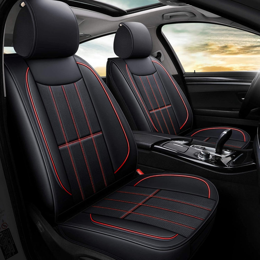 Leather Car Seat Covers Front Pair H123414