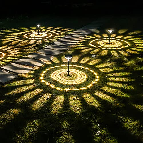 Solar Pathway Lights 8 Pack Warm White Cool White LED Outdoor IP67 Waterproof Path Lights P799560