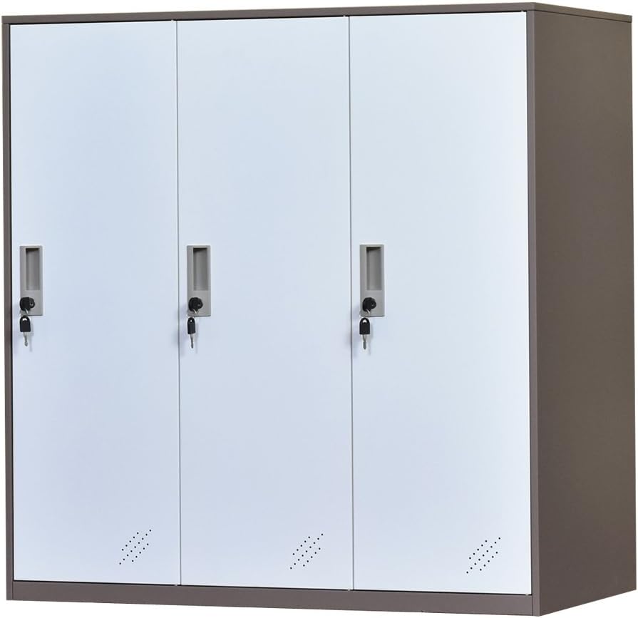 Blue Small Office Storage Locker Cabinet W97200