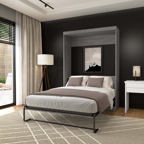Bark Gray Full Murphy Bed J62070