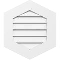Vertical Peaked Surface Mount PVC Gable Vent K889346