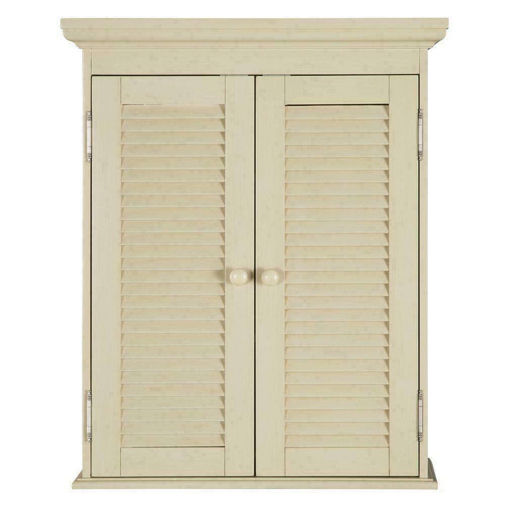 Antique White Wall Cabinet M609