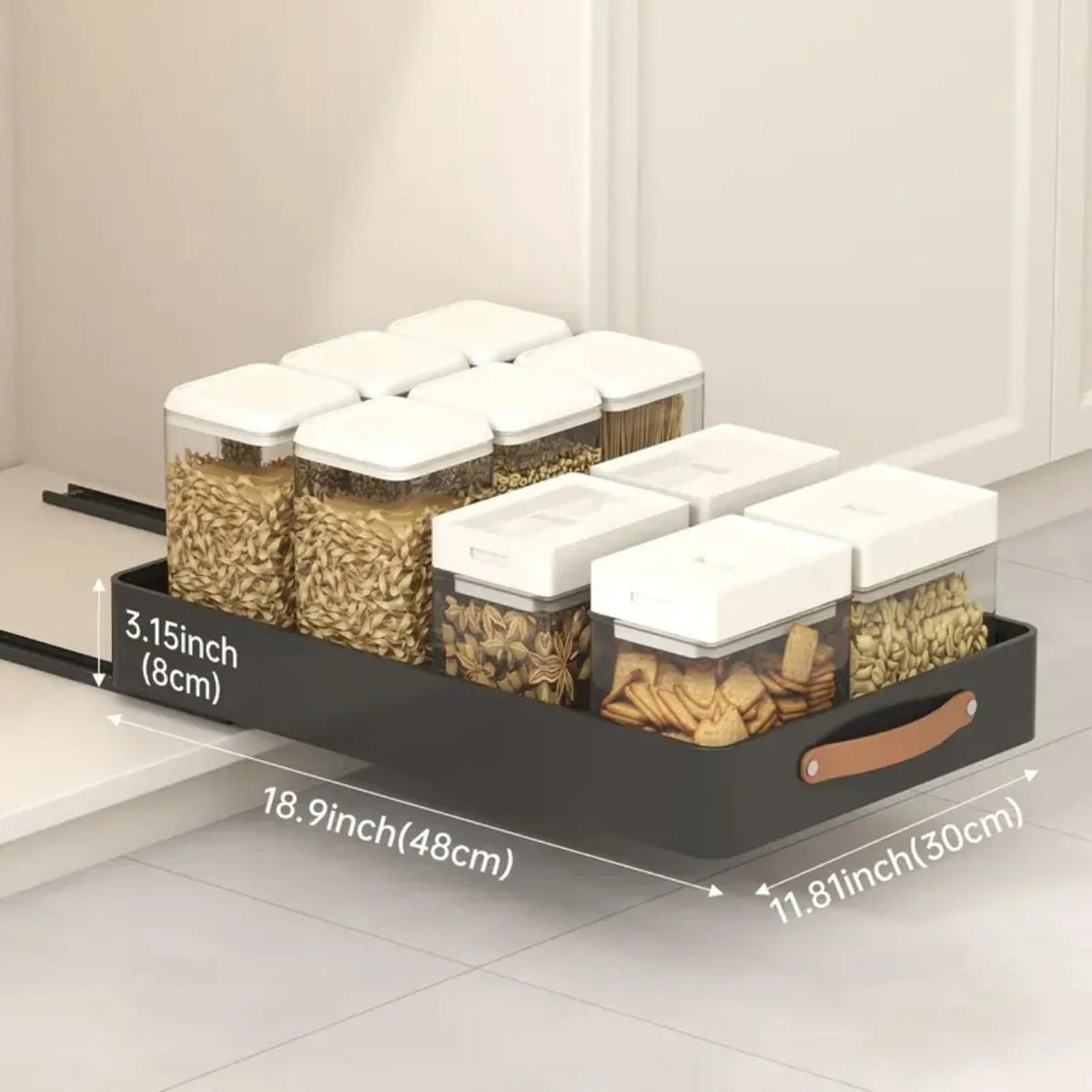 Heavy Duty Pull Out Cabinet Organizer Drawer Storage Shelf M280