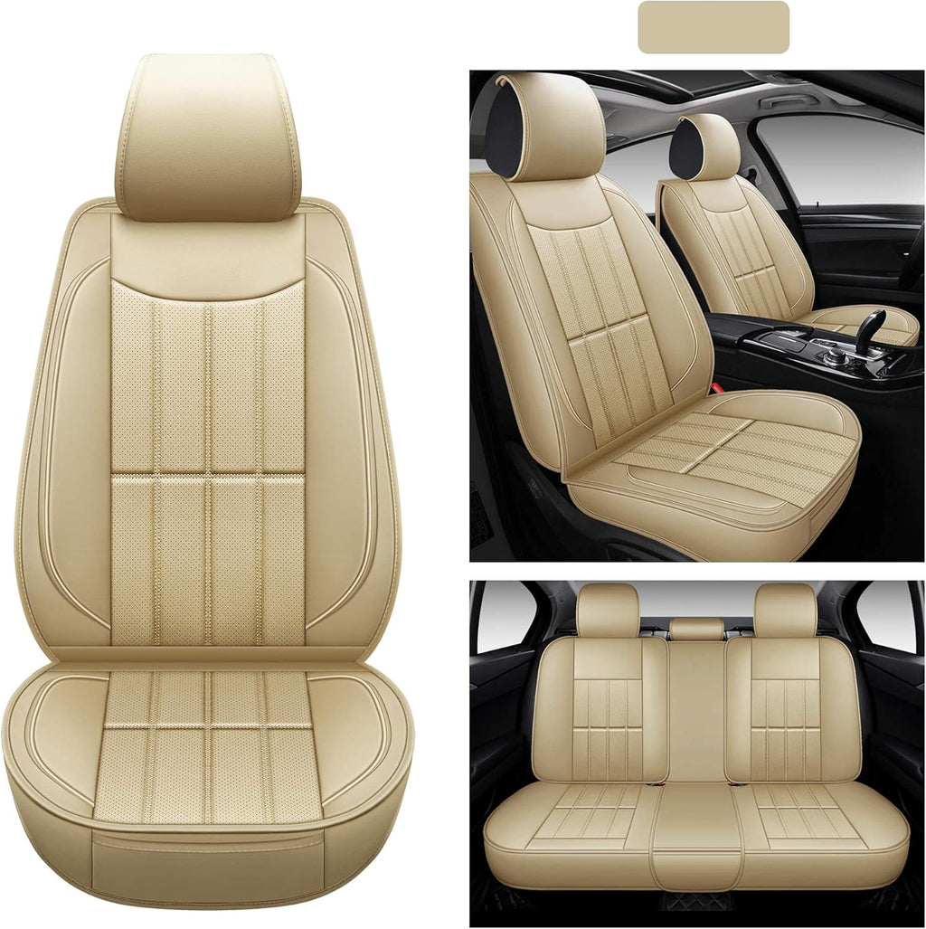 Leather Car Seat Covers Front Pair H123414