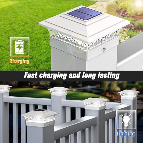 12 Pack Solar Post Cap Lights for 4x4 Posts O596174