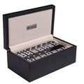 Black Domino Set with Case M855028