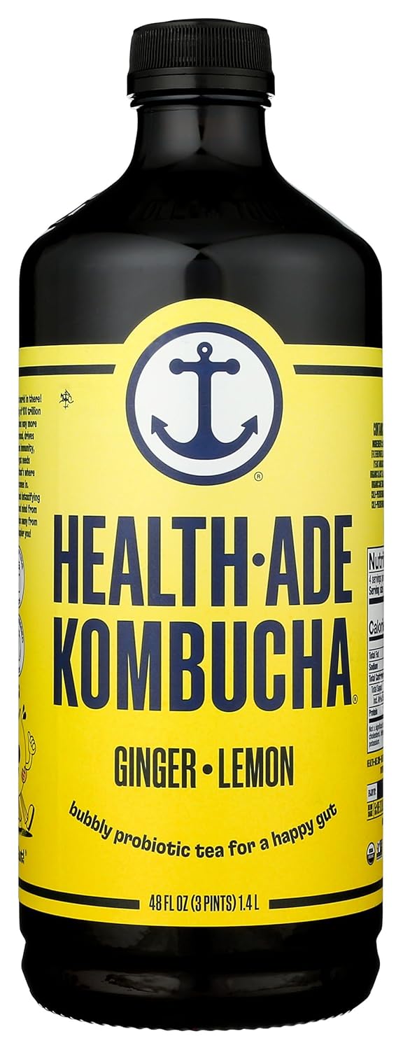 Ginger-Lemon Kombucha, 48 Fl oz T460433