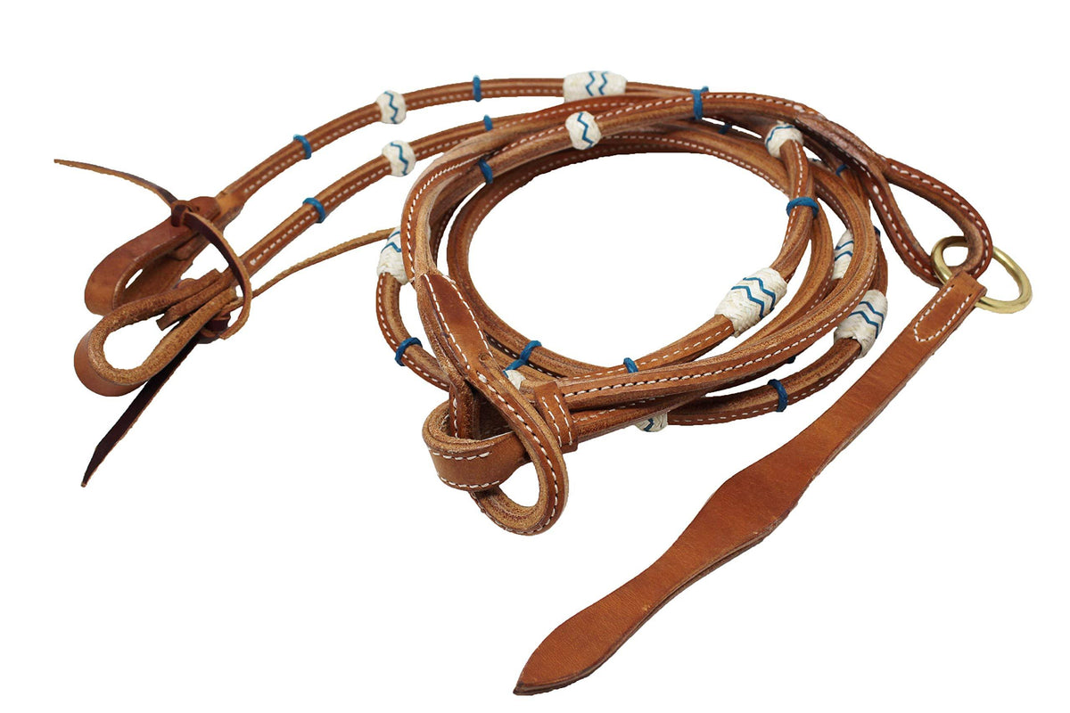 Leather Rawhide Romel Reins P2630