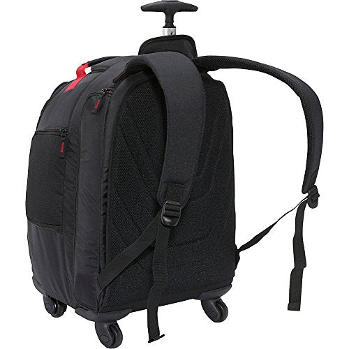 Black 19-Inch Rolling Backpack H2531