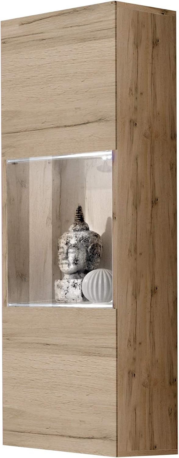 Wall Mounted Floating Bookcase Cabinet White V762020