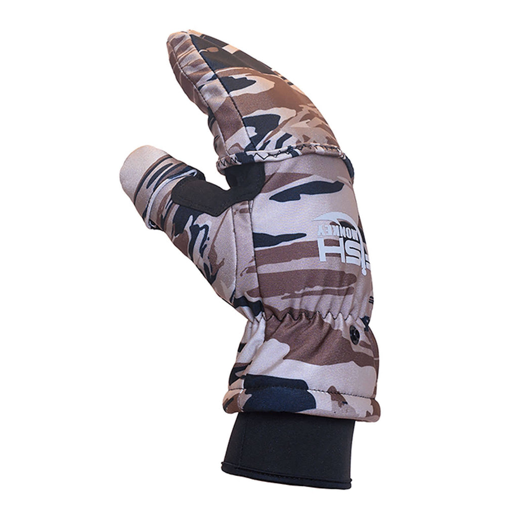 Insulated Camo Fishing Gloves Q157039