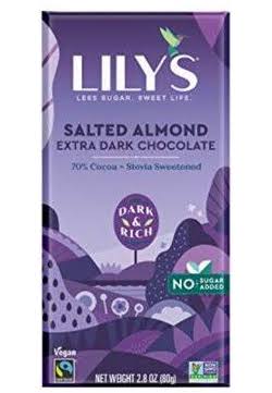 Salted Almond Dark Chocolate Bar Y20225