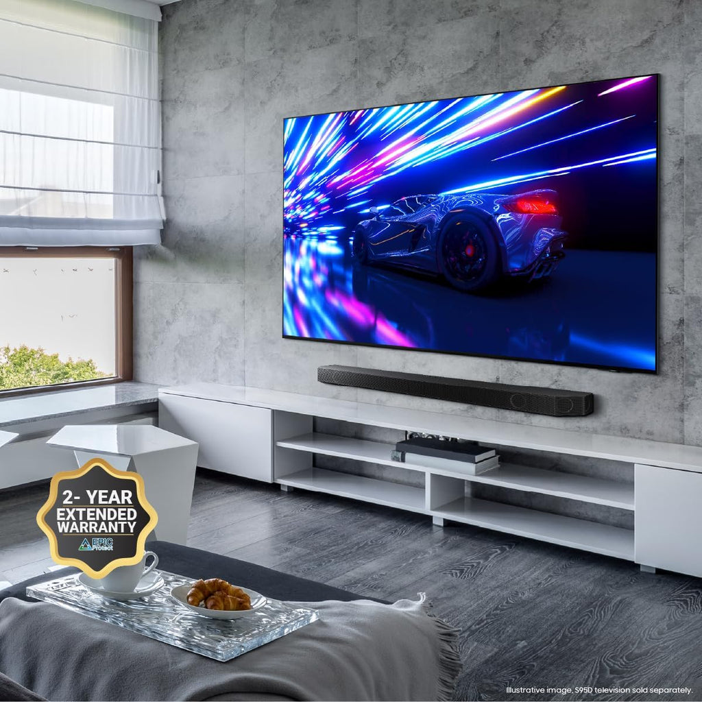 11.1.4ch Soundbar with Wireless Dolby Atmos Audio, Rear Speaker Included Q351