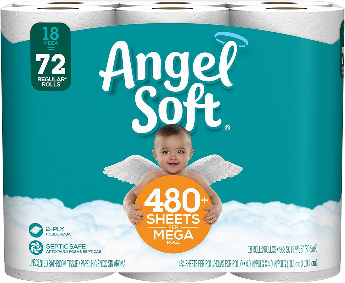 18 Mega Rolls Toilet Paper X839