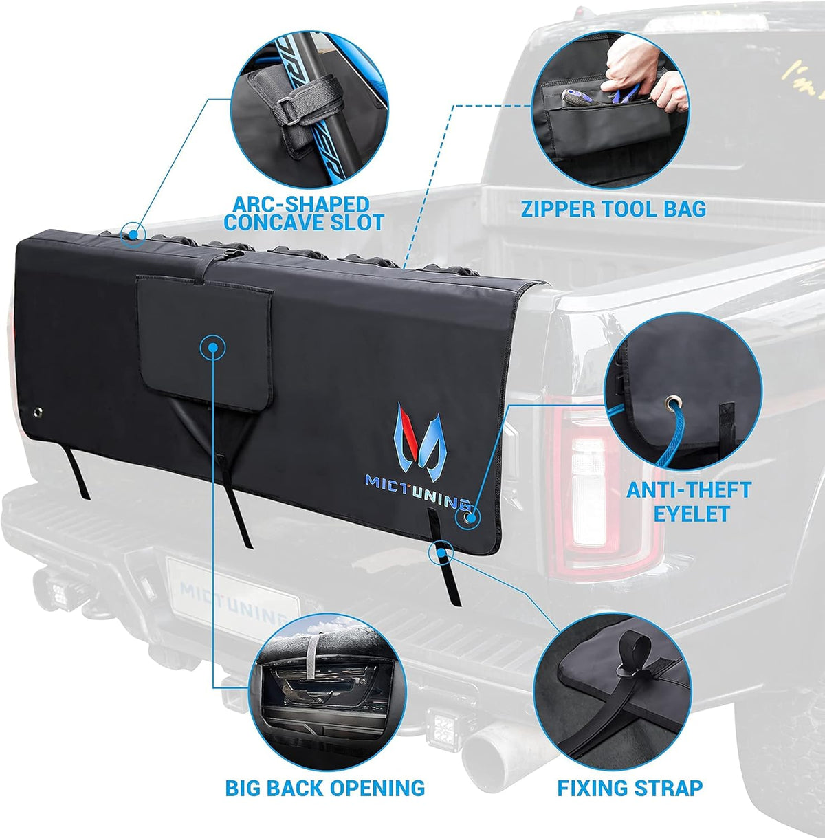 Tailgate Pad for Bike up to 6 Bikes V542