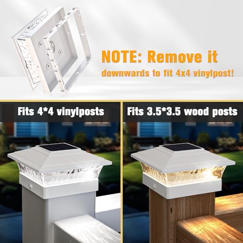 12 Pack Solar Post Cap Lights for 4x4 Posts O596174