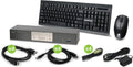 4-Port 4K UHD DisplayPort KVMP with Wireless Keyboard and Mouse Z94541