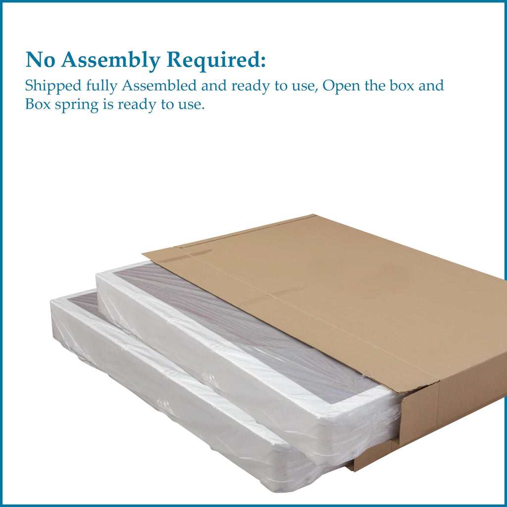 8” Split Fully Assembled Box Spring for Mattress, Queen X1572