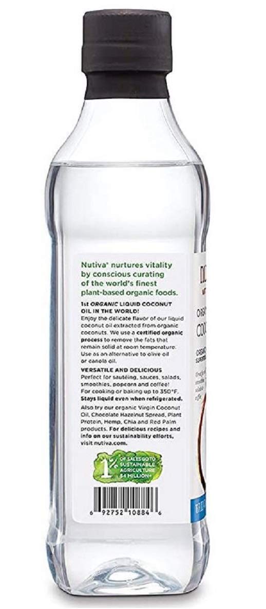 Organic Liquid Coconut Oil, 16-ounce B6514