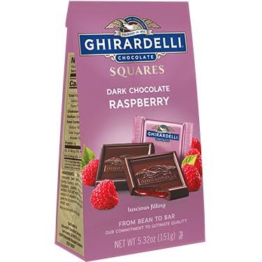 Dark Chocolate Raspberry Squares Case of 6 T38225